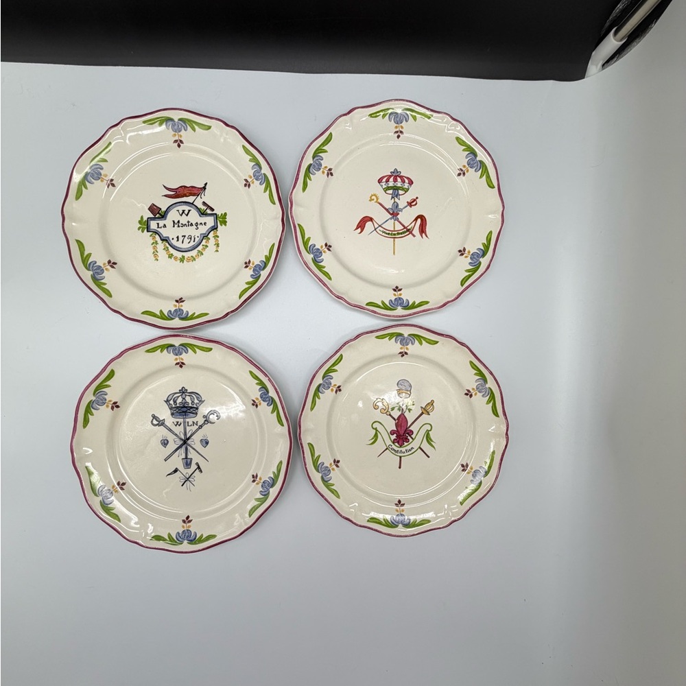 French Desert Plates